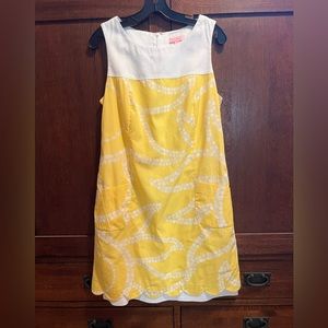 EUC Lilly Pulitzer Sunshine shift with scallops 8